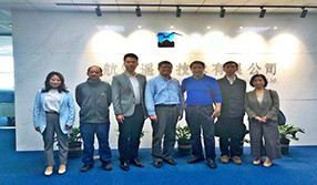 南京師范大學(xué)閭國年教授，親臨飛燕航空遙感進(jìn)行技術(shù)交流